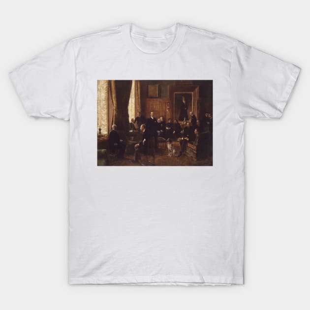 Countess Potocka's Drawing Room by Jean Beraud T-Shirt by Classic Art Stall